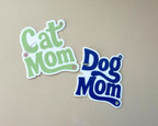 Alternate view of the Cat Mom Retro Sticker