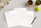 Preview of pages included in the Senior Dog Care Planner, Printer-Friendly