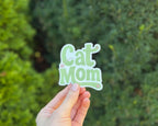 Alternate view of the Cat Mom Retro Sticker