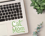 Alternate view of the Cat Mom Retro Sticker