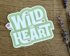 Alternate view of the Wild at Heart Retro Sticker