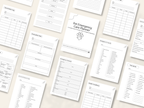 Preview of pages included in the Pet Emergency Care Planner
