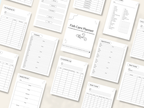 Preview of pages included in the Fish Care Planner, Printer-Friendly