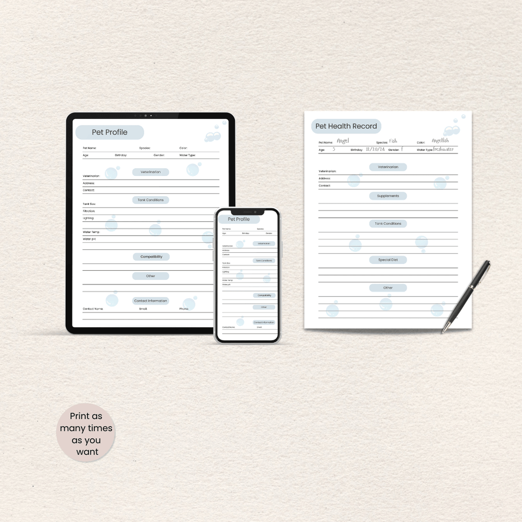 How to use the Fish Care Planner, Full Color
