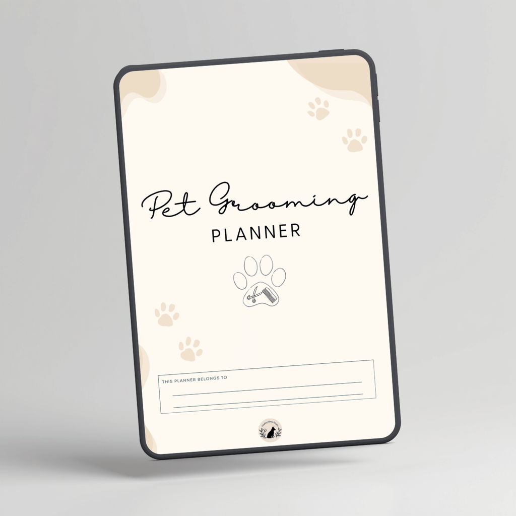 Pet Grooming Business Planner, Digital