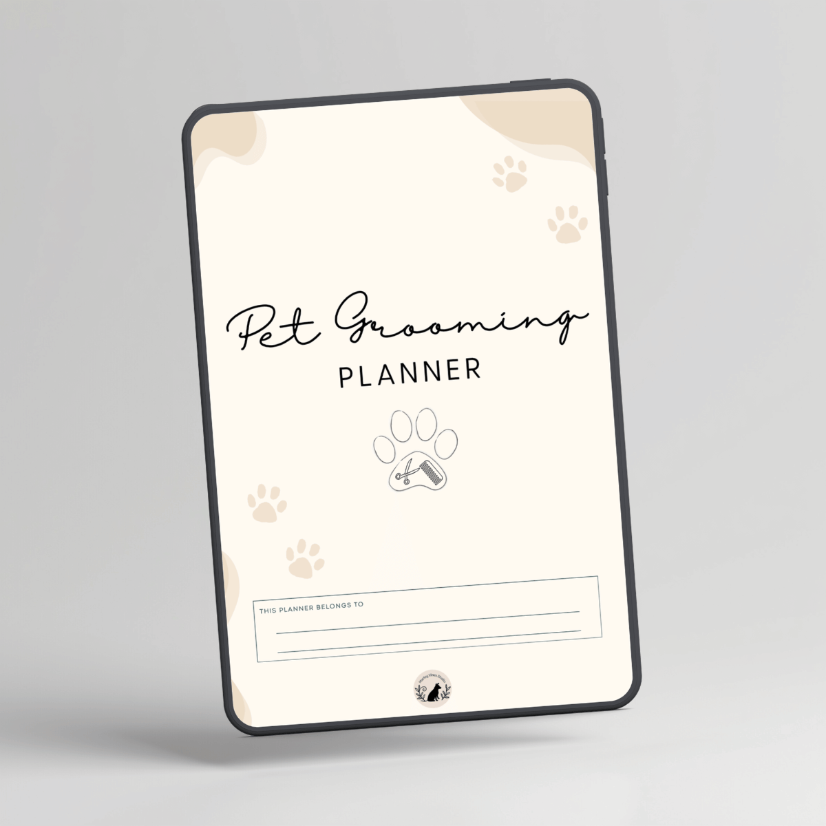 Pet Grooming Business Planner, Digital