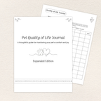 Pet Quality of Life Journal, Expanded Edition