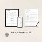 How to use the Cat Care Planner printer-friendly download