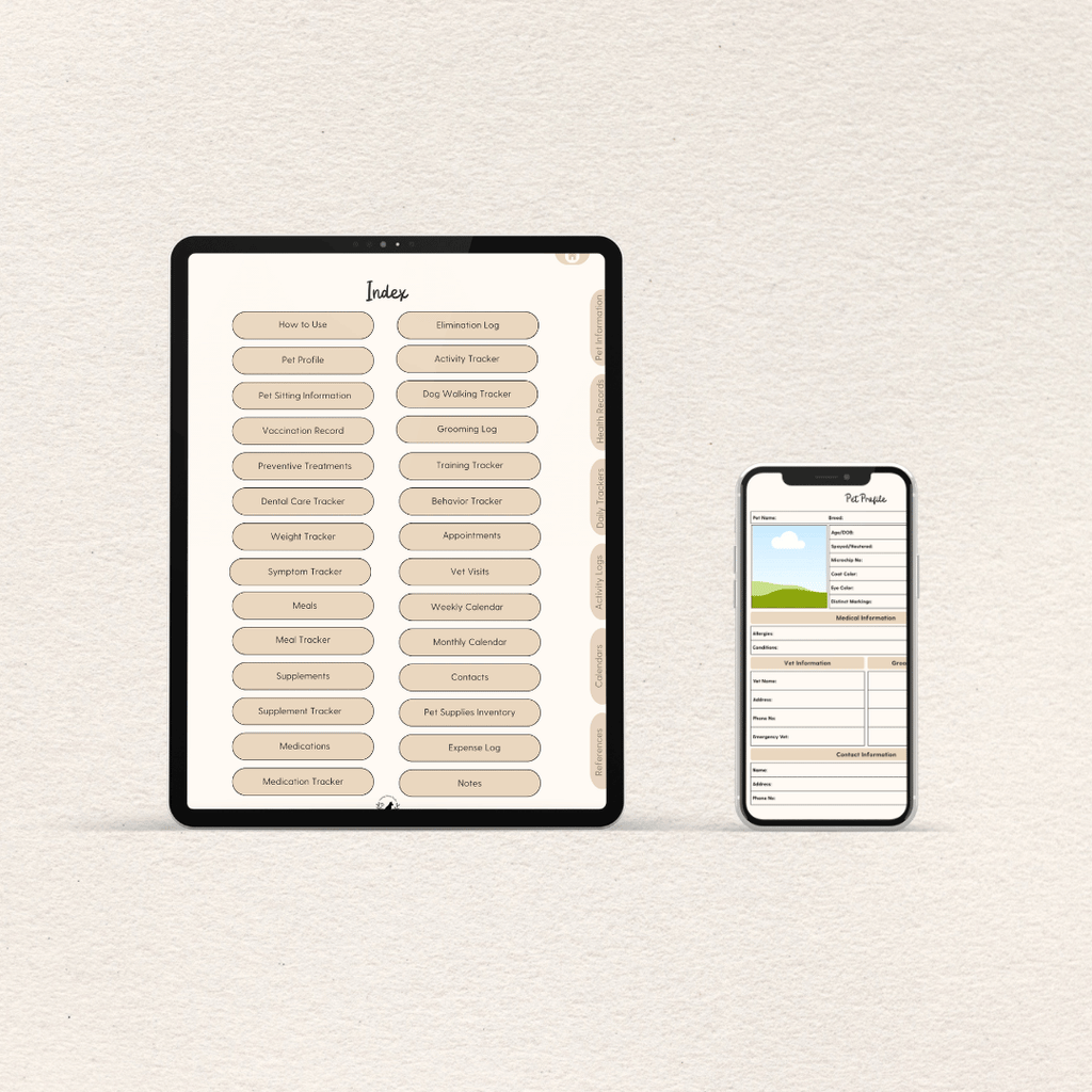 How to use the Pet Care Planner, Digital