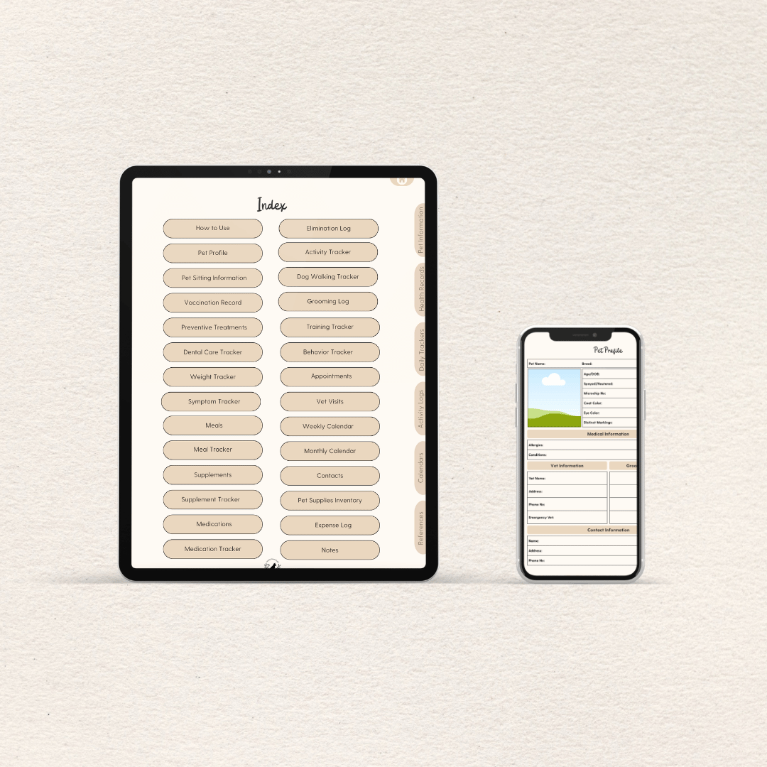 How to use the Pet Care Planner, Digital