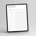 Mini Pet Sitting Planner, Printer-Friendly product preview