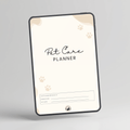 Pet Care Planner, Digital product preview