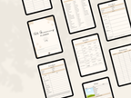 Preview of pages included in the Pet Grooming Business Planner, Digital