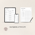 Pet Care Planner, Printer-Friendly product preview