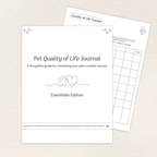Pet Quality of Life Journal, Essentials Edition