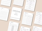 Preview of pages included in the Pet Quality of Life Journal, Essentials Edition