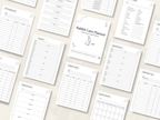 Preview of pages included in the Rabbit Care Planner, Printer-Friendly