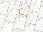 Preview of pages included in the Reptile Care Planner, Full Color