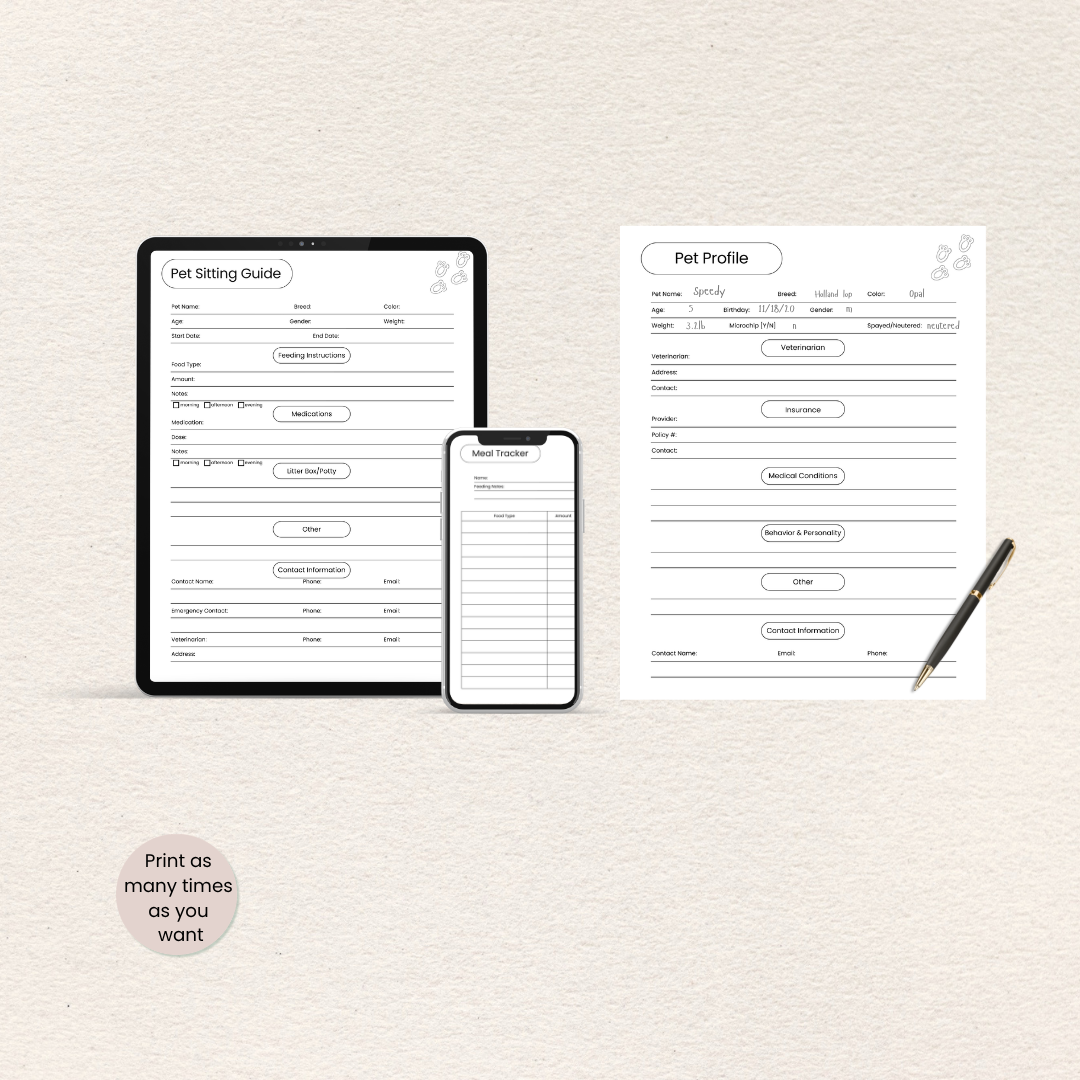 How to use the Rabbit Care Planner, Printer-Friendly