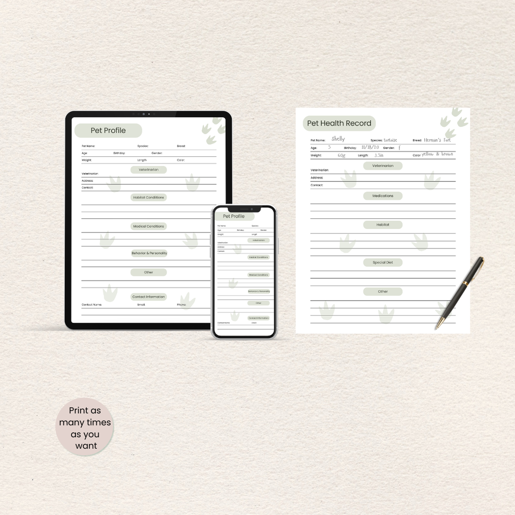 How to use the Reptile Care Planner, Full Color