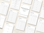 Preview of pages included in the Senior Dog Care Planner, Printer-Friendly