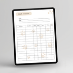Walk tracker page included in the Dog Walk & Potty Tracker, Full Color