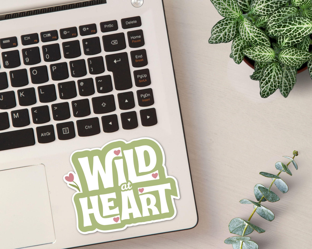 Alternate view of the Wild at Heart Retro Sticker