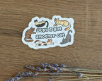 Alternate view of the Oops I Got Another Cat Sticker