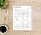 Preview of pages included in the Mini Pet Sitting Planner, Full Color