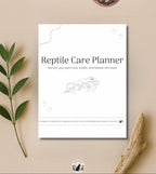 Preview of pages included in the Reptile Care Planner, Printer-Friendly