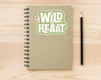 Alternate view of the Wild at Heart Retro Sticker