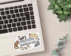 Alternate view of the Oops I Got Another Cat Sticker